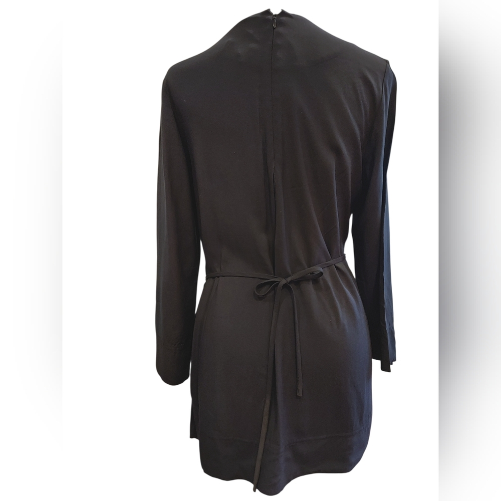 COS Navy ColoredString Wrap Top - Picture 2 of 5